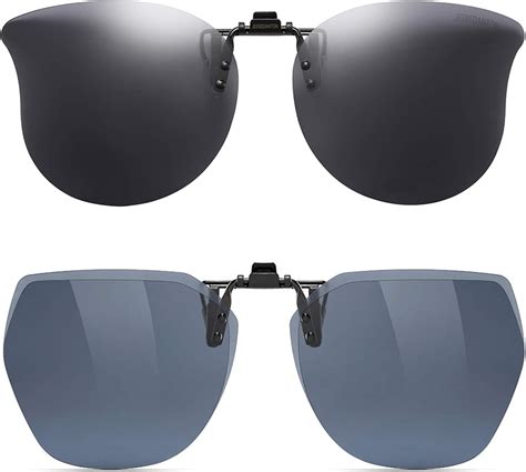 sunglasses that clip over glasses.